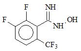 2,3-二氟-N-羥基-6-三氟甲基苯甲脒；
2,3-Difluoro-N-hydroxy-6-(trifluoromethyl)benzenecarboximidamide；
DFAO